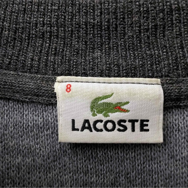 LACOSTE(ラコステ)のDEVANLAY社 ラコステ ハーフジップ ニット ウール混  3XL メンズのトップス(ニット/セーター)の商品写真