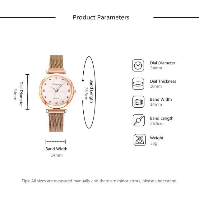 227レディース 腕時計 ブレスレット バングル  5個セット ピンクゴールド レディースのアクセサリー(ブレスレット/バングル)の商品写真