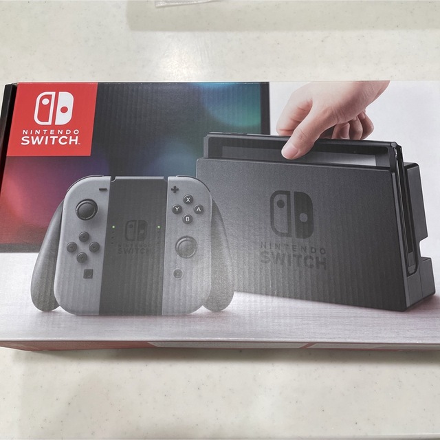 極細繊維クロス Nintendo Switch グレー 本体 HAC-S-KA 付属品箱有