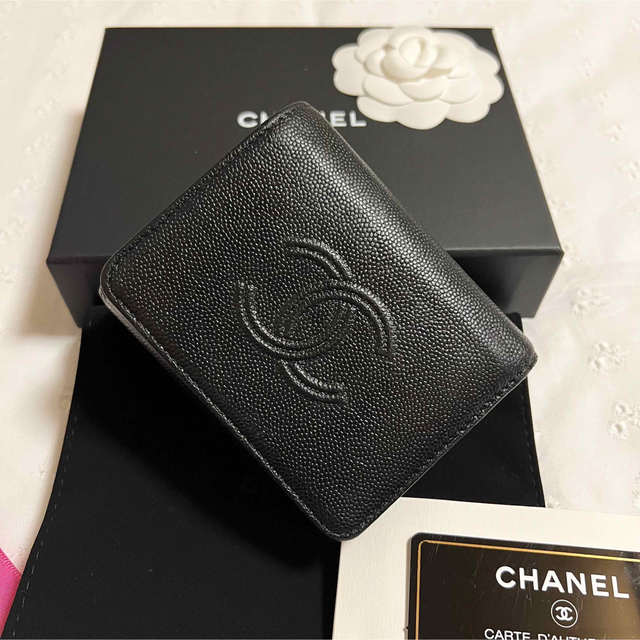 専用★CHANEL シャネル コンパクトウォレット 三つ折り財布