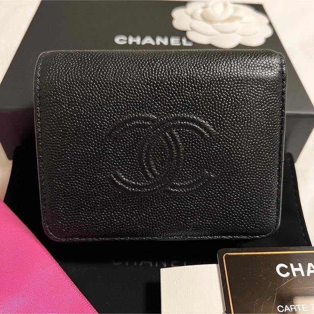 専用★CHANEL シャネル コンパクトウォレット 三つ折り財布
