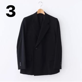 オーラリー(AURALEE)のAURALEE WOOL MAX GABARDINE DOUBLE JACKET(テーラードジャケット)