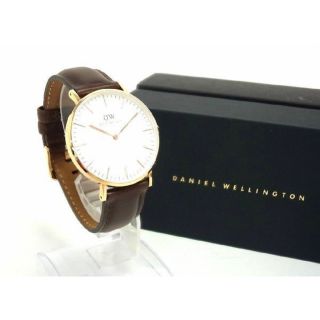 ダニエルウェリントン(Daniel Wellington)のダニエルウェリントン B36R12 SS クォーツ 3気圧防水 腕時計 レザー(腕時計)