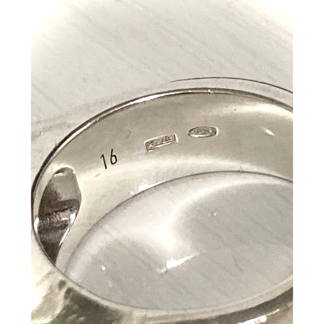 正規品 グッチ ヴィンテージGリング/Gロゴ 16号刻印 シルバー925指輪