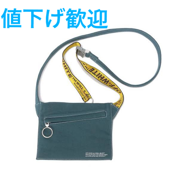 off-white DENIM FLAT CROSSBODY サコッシュ - ショルダーバッグ