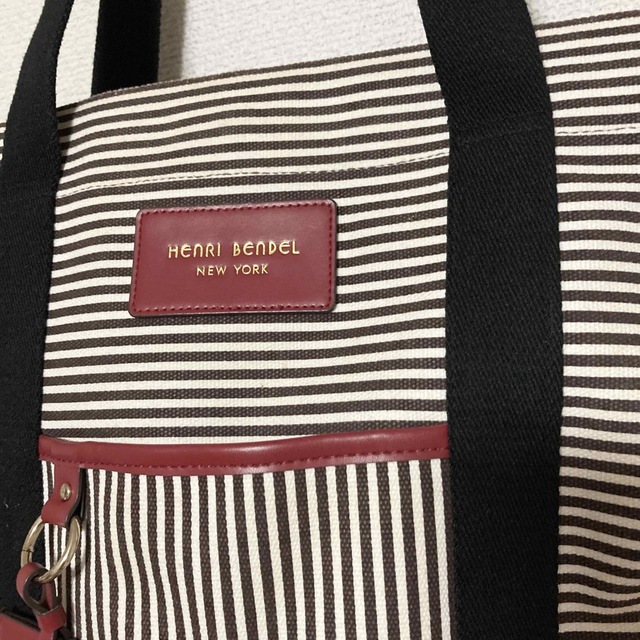 Henri Bendel(ヘンリベンデル)の【希少】Henri Bendel ヘンリベンデル キャンバス トートバッグ レディースのバッグ(トートバッグ)の商品写真