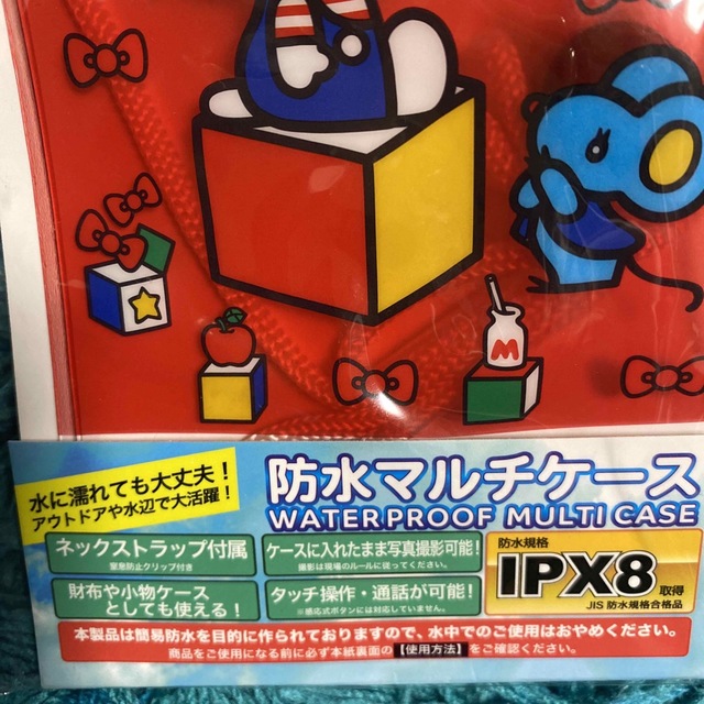 ハローキティ(ハローキティ)のキティ 防水ケース　スマホアクセサリー　 スマホ/家電/カメラのスマホアクセサリー(モバイルケース/カバー)の商品写真