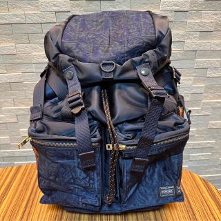 ポーター(PORTER)の美品 kaws porter backpack 伊勢丹限定 ポーター カウズ(バッグパック/リュック)