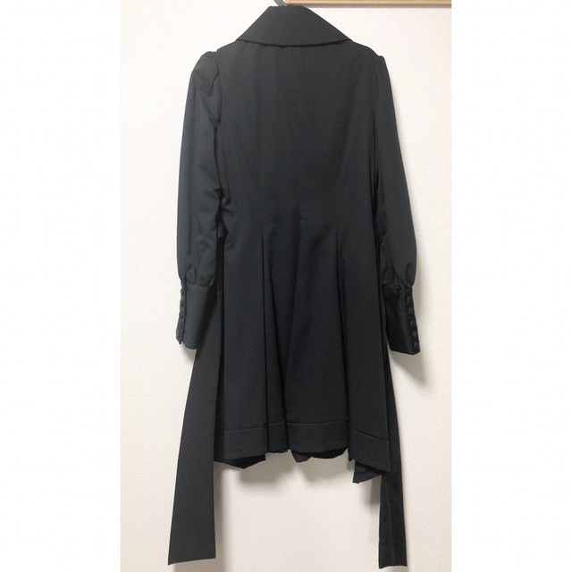 ATELIER BOZ 長袖キャロルワンピース【黒×黒】