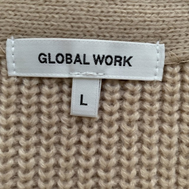 GLOBAL WORK(グローバルワーク)のGLOBAL WORK 袖フワセーター Lサイズ レディースのトップス(ニット/セーター)の商品写真