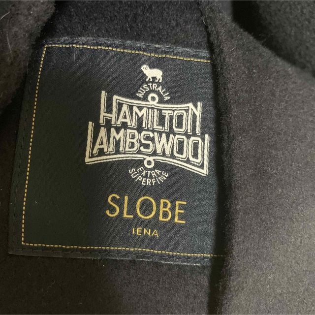 ○#○ SLOBE IENA HAMILTON ダブルフェイスウールショートコート www