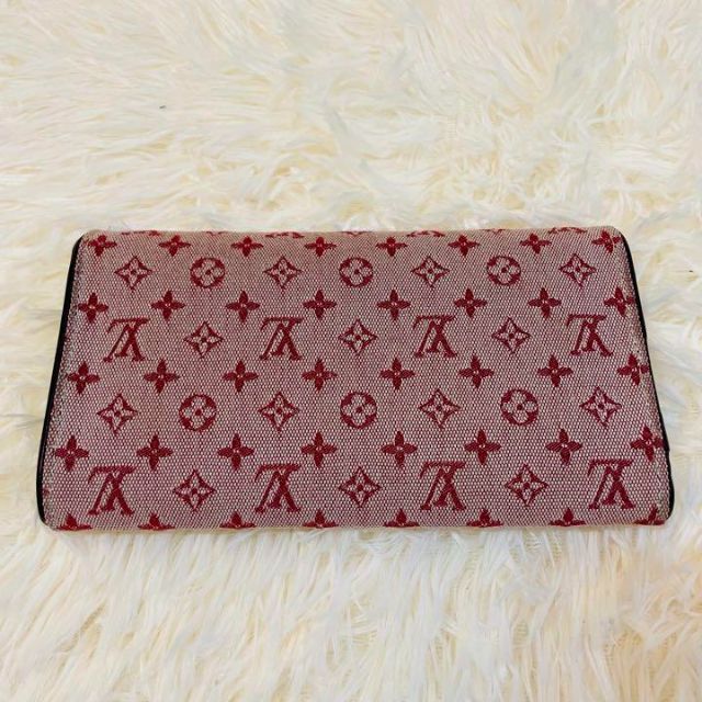 LOUIS VUITTON(ルイヴィトン)のLOUIS VUITTON モノグラム 長財布 キャンバスレザー ピンク レディースのファッション小物(財布)の商品写真