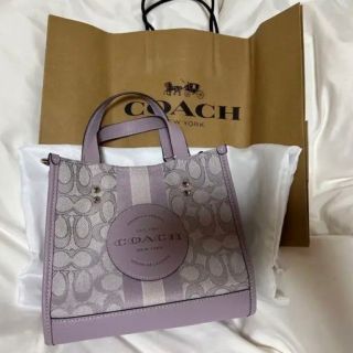 コーチ(COACH) シグネチャー ハンドバッグ(レディース)(パープル/紫色
