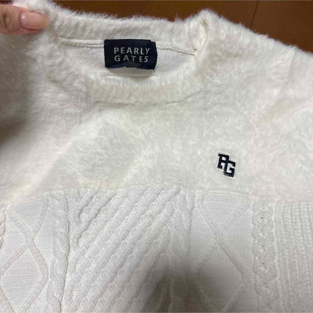 PEARLY GATES☆ホワイトニット-eastgate.mk
