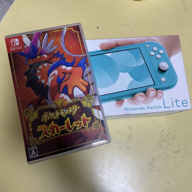 NintendoSwitch Liteとポケモンスカーレットセット