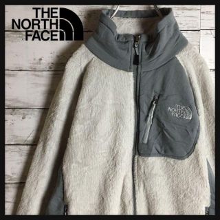 ザノースフェイス(THE NORTH FACE)の【人気定番】ノースフェイス☆ロゴ入りジップフリース  起毛　ベージュ　958(ブルゾン)