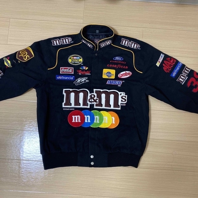 M&M レーシングジャケット　racing jacket   セール中 メンズのジャケット/アウター(ライダースジャケット)の商品写真