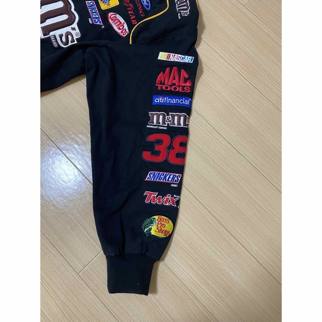 M&M レーシングジャケット　racing jacket   セール中 メンズのジャケット/アウター(ライダースジャケット)の商品写真