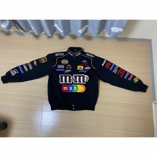 M&M レーシングジャケット　racing jacket   セール中 メンズのジャケット/アウター(ライダースジャケット)の商品写真