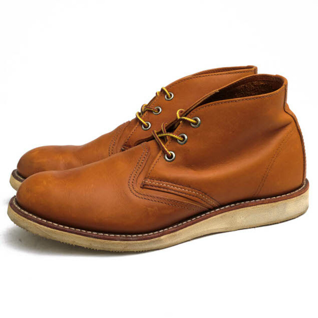 レッドウィング／RED WING チャッカブーツ シューズ 靴 メンズ 男性 男性用レザー 革 本革 ブラウン 茶  3141 CLASSIC CHUKKA クラシックチャッカ プレーントゥ グッドイヤーウェルト製法