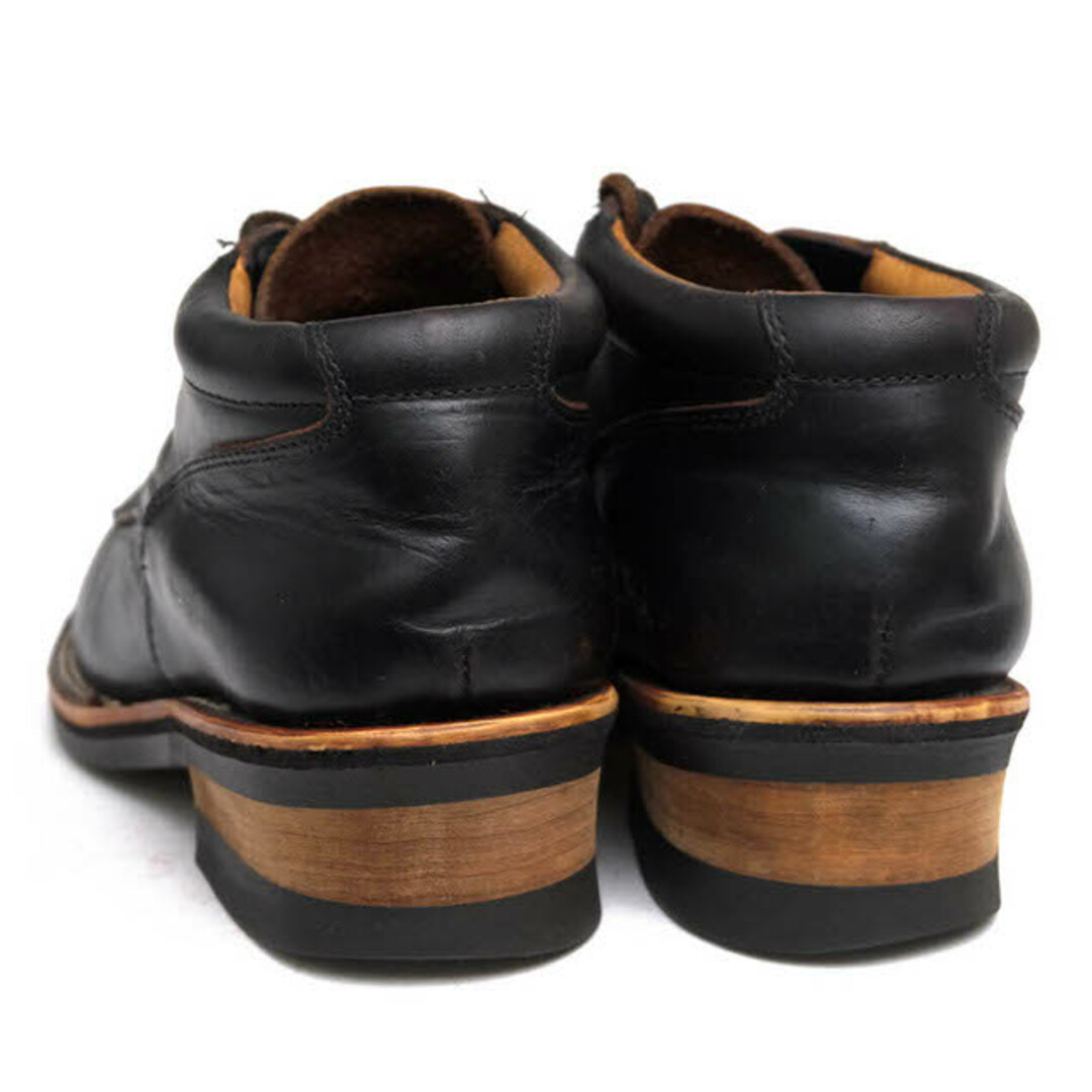 スローウェアライオン／Slow Wear Lion ワークブーツ シューズ 靴 メンズ 男性 男性用レザー 革 本革 ブラック 黒  OB-838H オックスフォードシューズ プレーントゥ Vibramソール ステッチダウン製法