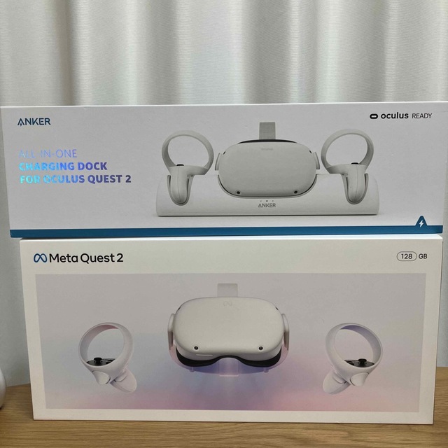 WEB限定カラー有 Meta Quest 2 128GB+充電ドッグ+ストラップ+