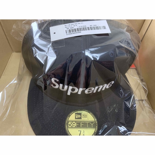 Supreme(シュプリーム)のSupreme Box Logo Mesh Back New Era 7-3/4 メンズの帽子(キャップ)の商品写真