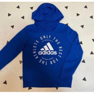 アディダス(adidas)の美品 adidas アディダス パーカースウェット トレーナー パーカー 140(Tシャツ/カットソー)