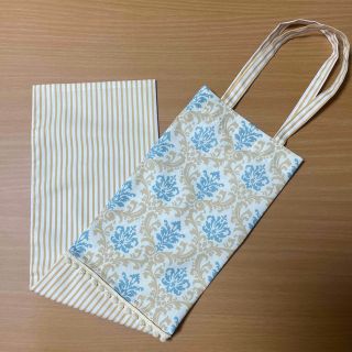 ハンドメイド　トートバッグ　ネギ袋　ねぎ袋(エコバッグ)