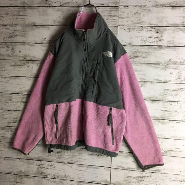 THE NORTH FACE(ザノースフェイス)の【人気】ノースフェイス☆デナリジップフリース  ピンク  グレー  698 レディースのジャケット/アウター(ブルゾン)の商品写真