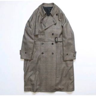 サンシー(SUNSEA)のstein19AW  LAY OVERSIZED OVERLAP COAT(トレンチコート)