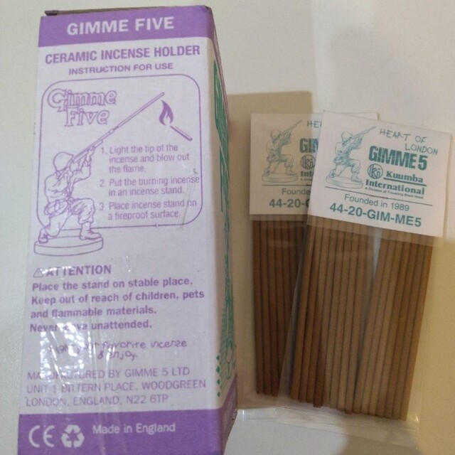 GIMME FIVE SOLDIER 新品 SET INCENSE 未開封