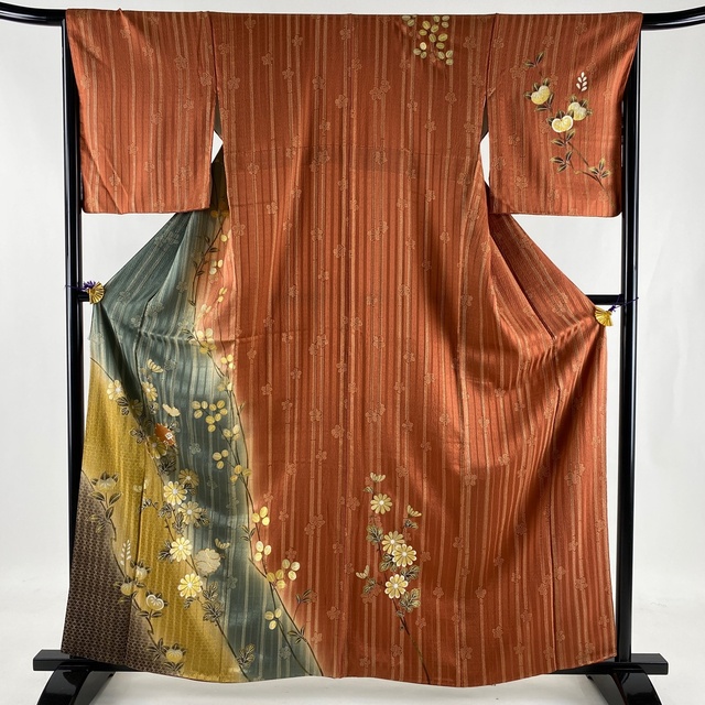 訪問着 美品 秀品 身丈161cm 裄丈66.5cm 正絹バイセル帯