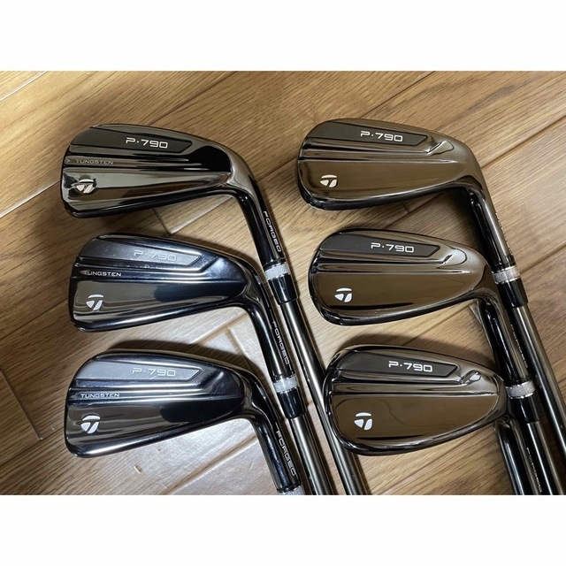 傷はほとんどないシャフトTaylorMade（テーラーメイド）／P790／ブラック／アイアンセット