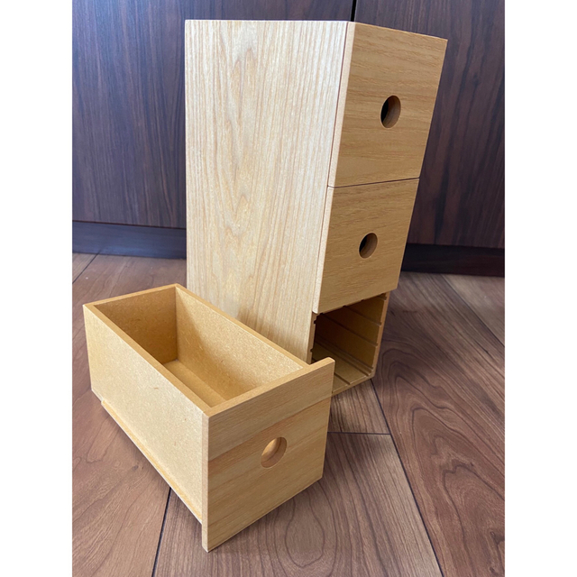 MUJI (無印良品) - 無印良品 木製小物収納3段の通販 by HIRO's shop