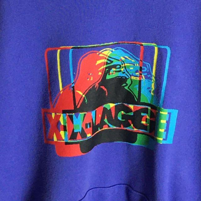 XLARGE - 【ビッグロゴ】エクストララージ☆希少デザインパーカー 人気