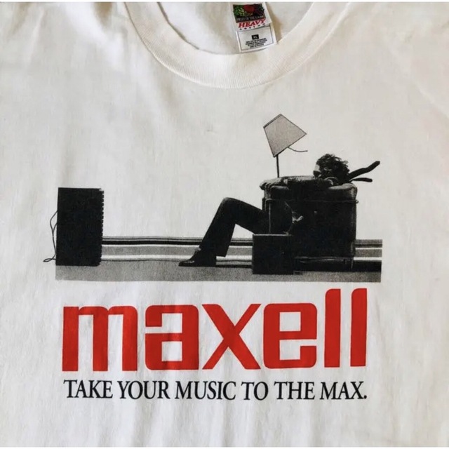デッドストック】Maxell マクセル Tシャツ メイドインUS メンズ XL 高