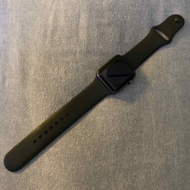 Apple Watch(アップルウォッチ)のApple Watch 3 38mm Space Gray GPSモデル メンズの時計(腕時計(デジタル))の商品写真