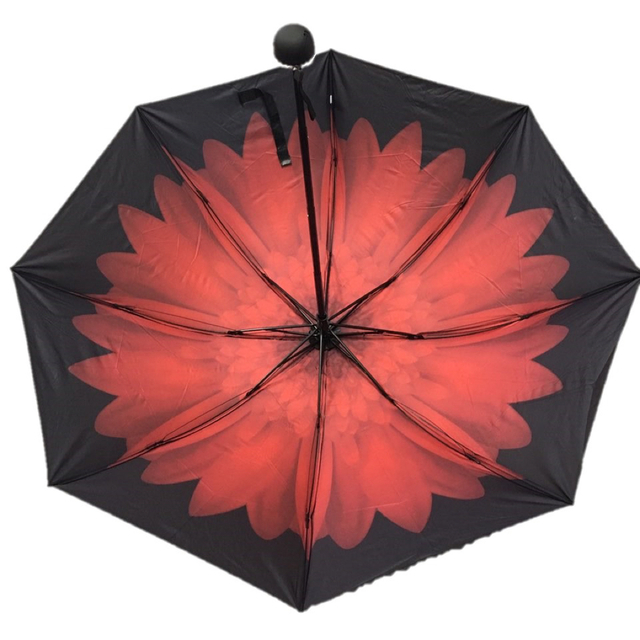 ☆UVカット☆晴雨兼用☆軽量☆コンパクト☆折り畳み傘 ルージュ(Rouge) レディースのファッション小物(傘)の商品写真