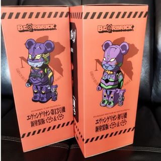 メディコムトイ(MEDICOM TOY)のBE@RBRICK エヴァンゲリオン2体セット(新塗装版) 100%/ 400％(フィギュア)