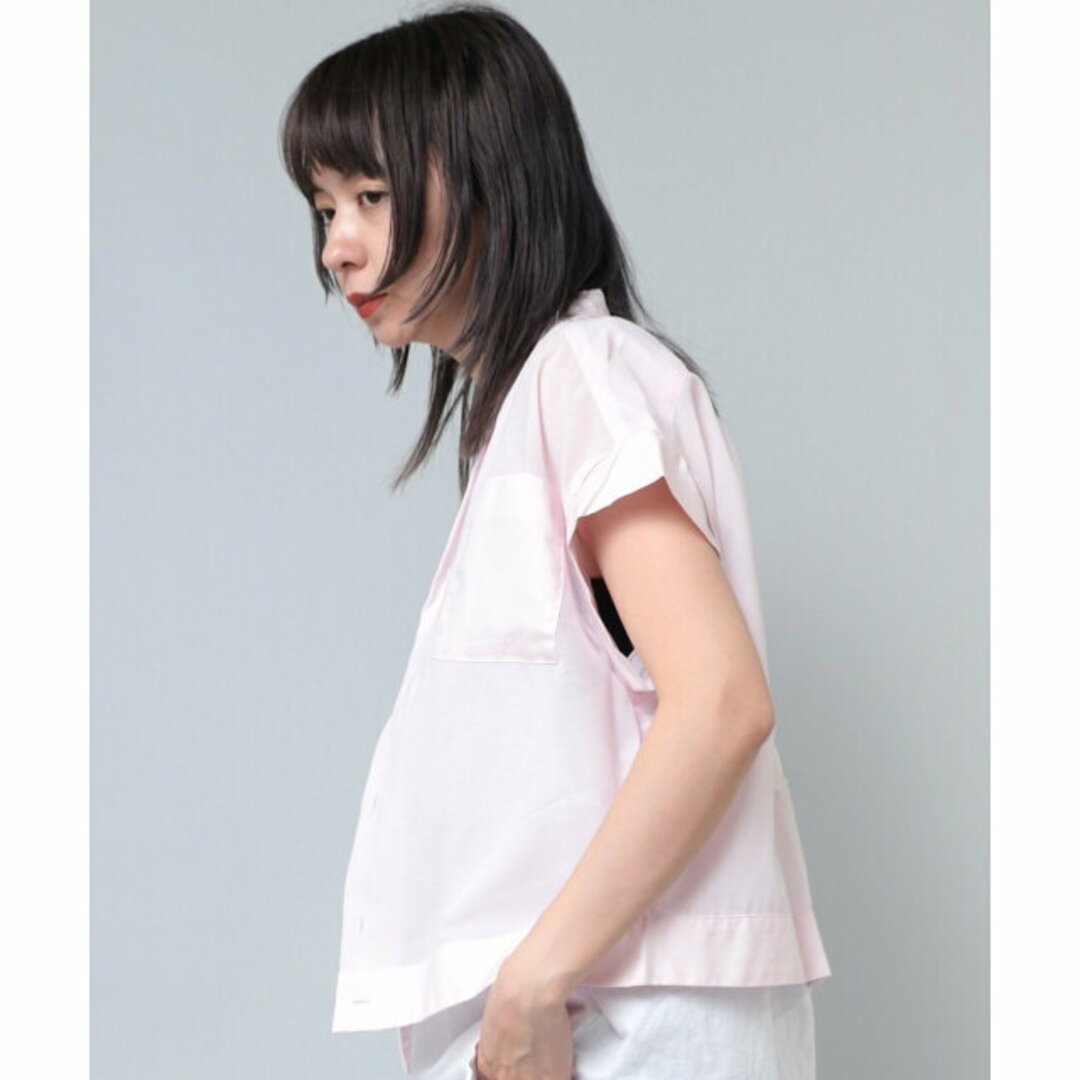 【ライトピンク】シアーボーリングシャツ 2