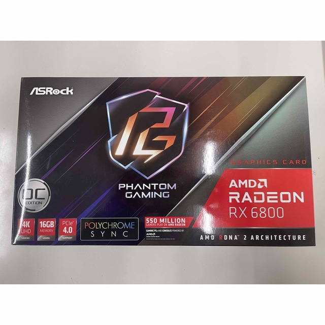AMD AS ROCK RX 6800PCパーツ