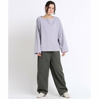 アールエヌエーエヌ(RNA-N)の【グレイッシュパープル】M1702 16/-OEボートTシャツ(カットソー(長袖/七分))