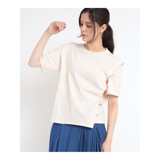 アールエヌエーエヌ(RNA-N)の【ナチュラル】M1824 リサイクルコットンデザインTEE(カットソー(長袖/七分))