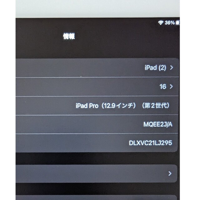 iPad Pro 12.9インチ 第2世代 64GB WiFi＋セルラー 外観良