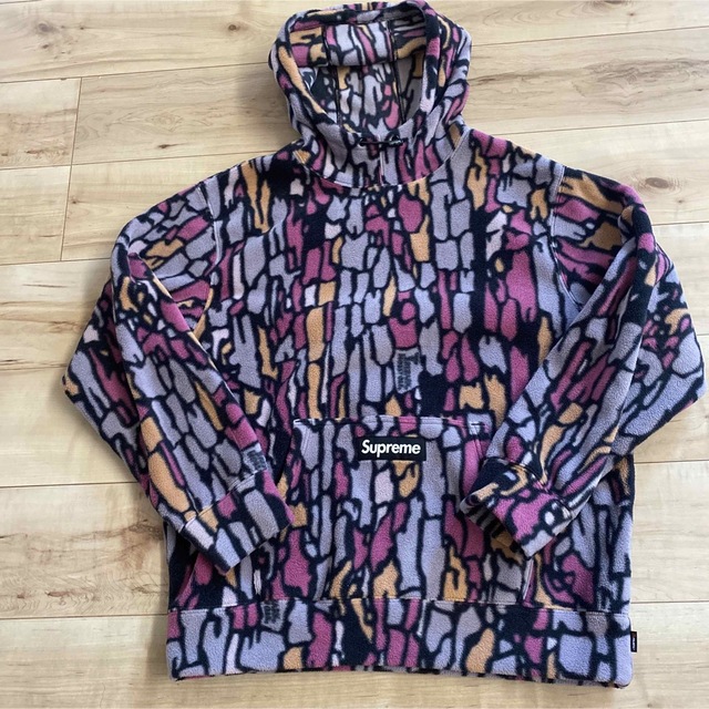 supreme polartec hooded  sweatshirt M