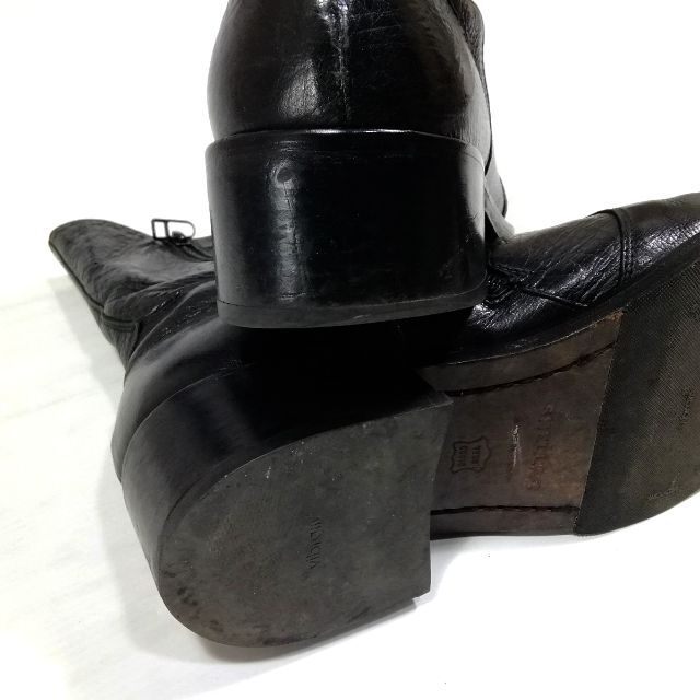 SHELLAC(シェラック)のSHELLAC シェラック サイドジップ とんがり ブーツ 42 黒 5351 メンズの靴/シューズ(ブーツ)の商品写真