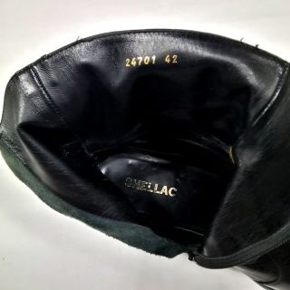 SHELLAC - SHELLAC シェラック サイドジップ とんがり ブーツ 42 黒