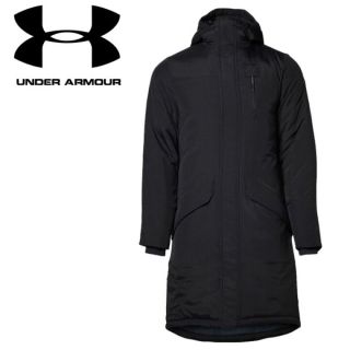 アンダーアーマー(UNDER ARMOUR)のLサイズ　アンダーアーマー　黒　中綿ベンチコート ロング　メンズ(その他)