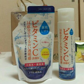 アサヒ(アサヒ)の素肌しずく　ぷるっとしずく化粧水C 詰替 180mL(化粧水/ローション)